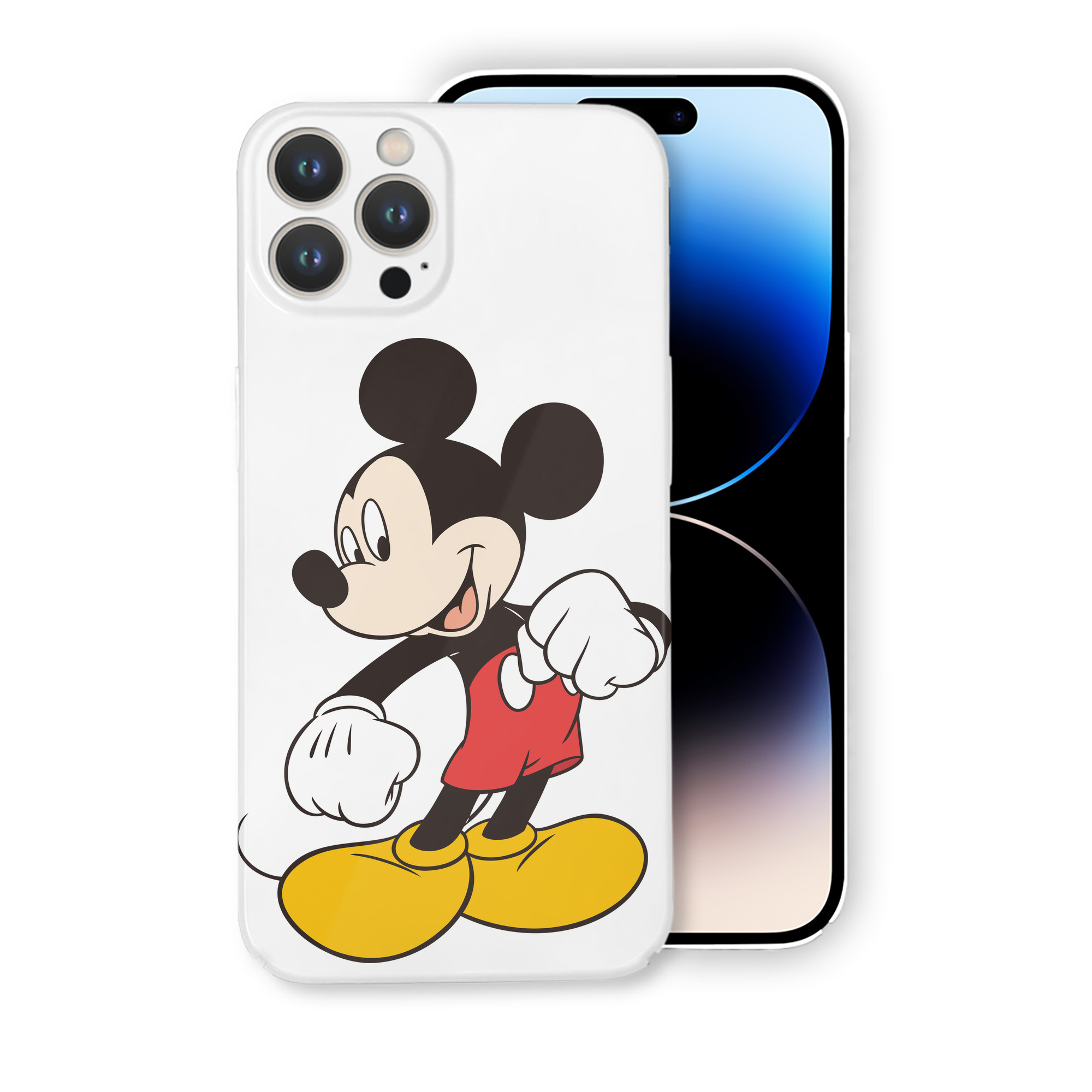 （画像用） ミッキーマウス Mickey Mouse 【iPhone 14シリーズ対応】ハードケース
